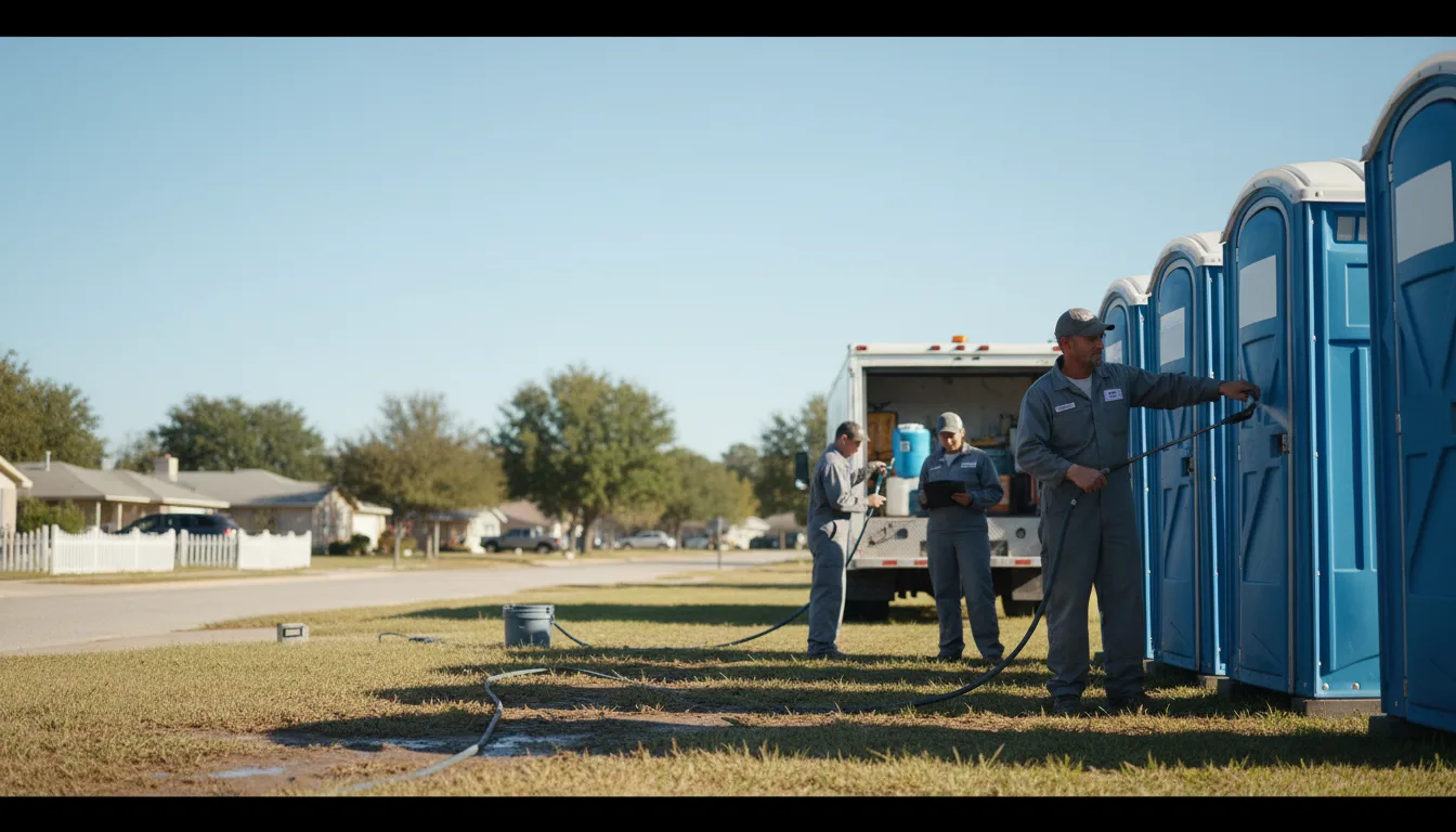 Long-Term Portable Toilet Rental in Panna Maria, TX near me